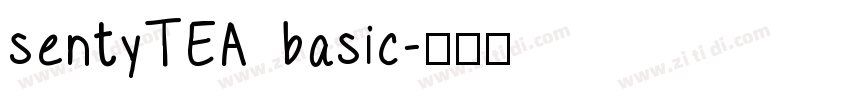 sentyTEA basic字体转换